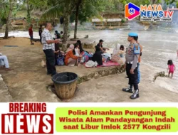 Polisi Amankan Pengunjung Wisata Alam Pandayangan Indah saat Libur Imlek 2577 Kongzili
