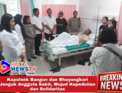 Kapolsek Bangun dan Bhayangkari Jenguk Anggota Sakit, Wujud Kepedulian dan Solidaritas