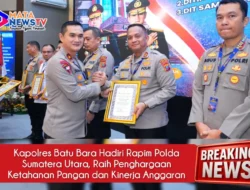 Kapolres Batu Bara Hadiri Rapim Polda Sumatera Utara, Raih Penghargaan Ketahanan Pangan dan Kinerja Anggaran