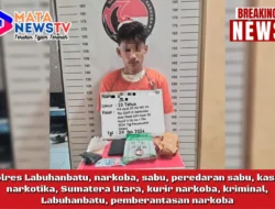 Satres Narkoba Polres Labuhanbatu Ungkap Peredaran Sabu Lebih dari 1 Kilogram, Kurir Diamankan