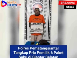 Polres Pematangsiantar Tangkap Pria Pemilik 6 Paket Sabu di Siantar Selatan