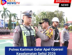 Polres Karimun Gelar Apel Operasi Keselamatan Seligi 2026