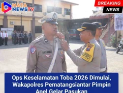 Ops Keselamatan Toba 2026 Dimulai, Wakapolres Pematangsiantar Pimpin Apel Gelar Pasukan