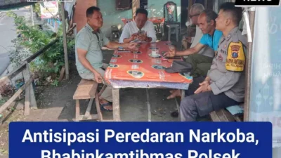 Antisipasi Peredaran Narkoba, Bhabinkamtibmas Polsek Siantar Barat Gelar Patroli Rutin
