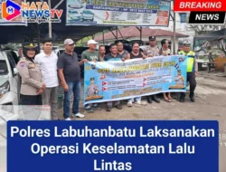 Polres Labuhanbatu Laksanakan Operasi Keselamatan Lalu Lintas