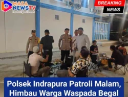 Polsek Indrapura Patroli Malam, Himbau Warga Waspada Begal