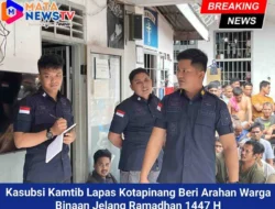 Kasubsi Kamtib Lapas Kotapinang Beri Arahan Warga Binaan Jelang Ramadhan 1447 H
