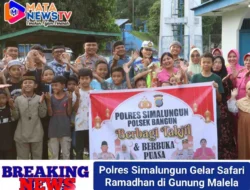 Polres Simalungun Gelar Safari Ramadhan di Gunung Malela