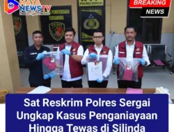 Sat Reskrim Polres Sergai Ungkap Kasus Penganiayaan Hingga Tewas di Silinda