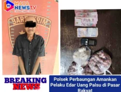 Polsek Perbaungan Amankan Pelaku Edar Uang Palsu di Pasar Rakyat