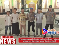 Pengamanan Sholat Tarawih di Wilkum Polsek Indrapura Berjalan Aman dan Kondusif