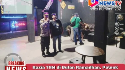 Razia THM di Bulan Ramadhan, Polsek Tanah Jawa Periksa Kafe di Simalungun