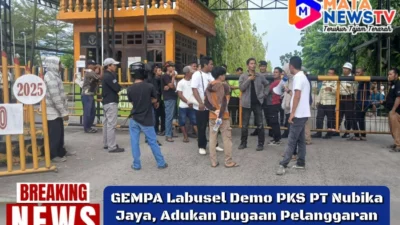 GEMPA Labusel Demo PKS PT Nubika Jaya, Adukan Dugaan Pelanggaran Izin dan Pengelolaan Limbah