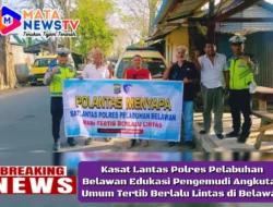 Kasat Lantas Polres Pelabuhan Belawan Edukasi Pengemudi Angkutan Umum Tertib Berlalu Lintas di Belawan