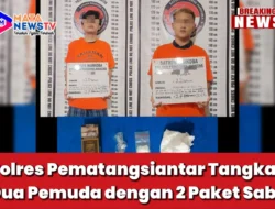 Polres Pematangsiantar Tangkap Dua Pemuda dengan 2 Paket Sabu