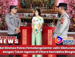 Sat Binmas Polres Pematangsiantar Jalin Silaturahmi dengan Tokoh Agama di Vihara Samiddha Bhagia