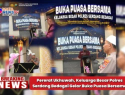 Pererat Ukhuwah, Keluarga Besar Polres Serdang Bedagai Gelar Buka Puasa Bersama