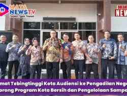 Camat Tebingtinggi Kota Audiensi ke Pengadilan Negeri, Dorong Program Kota Bersih dan Pengelolaan Sampah