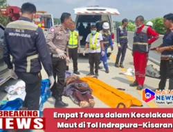 Empat Tewas dalam Kecelakaan Maut di Tol Indrapura–Kisaran