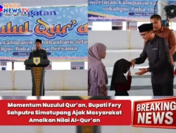 Momentum Nuzulul Qur’an, Bupati Fery Sahputra Simatupang Ajak Masyarakat Amalkan Nilai Al-Qur’an