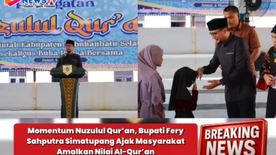 Momentum Nuzulul Qur’an, Bupati Fery Sahputra Simatupang Ajak Masyarakat Amalkan Nilai Al-Qur’an