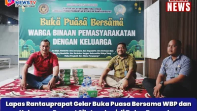 Lapas Rantauprapat Gelar Buka Puasa Bersama WBP dan Keluarga, Pererat Silaturahmi di Bulan Ramadan