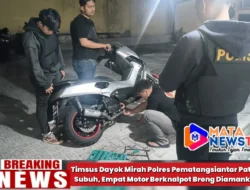 Timsus Dayok Mirah Polres Pematangsiantar Patroli Subuh, Empat Motor Berknalpot Brong Diamankan
