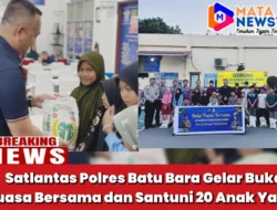 Satlantas Polres Batu Bara Gelar Buka Puasa Bersama dan Santuni 20 Anak Yatim