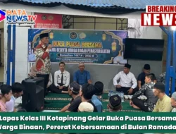 Lapas Kelas III Kotapinang Gelar Buka Puasa Bersama Warga Binaan, Pererat Kebersamaan di Bulan Ramadan