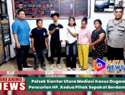 Polsek Siantar Utara Mediasi Kasus Dugaan Pencurian HP, Kedua Pihak Sepakat Berdamai