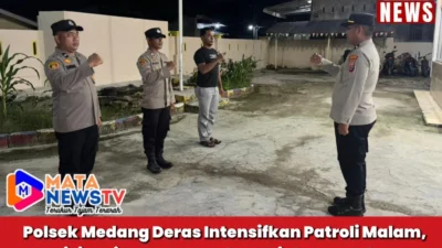 Polsek Medang Deras Intensifkan Patroli Malam, Antisipasi Geng Motor dan Kejahatan Jalanan