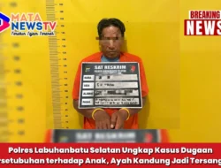 Polres Labuhanbatu Selatan Ungkap Kasus Dugaan Persetubuhan terhadap Anak, Ayah Kandung Jadi Tersangka