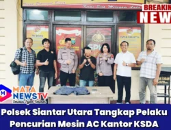 Polsek Siantar Utara Tangkap Pelaku Pencurian Mesin AC Kantor KSDA