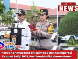 Polres Karimun dan Forkopimda Gelar Apel Operasi Ketupat Seligi 2026, Pastikan Mudik Lebaran Aman