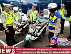 Periksa Randis dan Kelengkapan Personel, Satlantas Polres Pematangsiantar Siap Hadapi Ops Ketupat Toba 2026