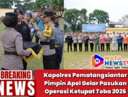 Kapolres Pematangsiantar Pimpin Apel Gelar Pasukan Operasi Ketupat Toba 2026