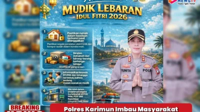 Polres Karimun Imbau Masyarakat Waspada Saat Mudik Lebaran 2026