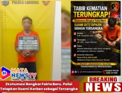 Ekshumasi Bongkar Fakta Baru, Polisi Tetapkan Suami Korban sebagai Tersangka