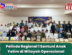 Pelindo Regional 1 Santuni Anak Yatim di Wilayah Operasional