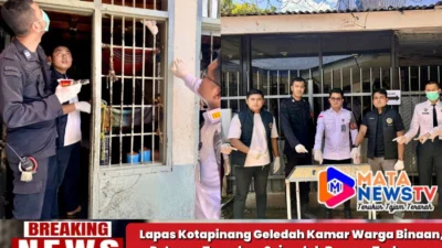 Lapas Kotapinang Geledah Kamar Warga Binaan, Petugas Temukan Sejumlah Barang Terlarang