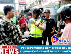 Polres Pematangsiantar Respon Cepat Laporan Keributan di Jalan Ahmad Yani