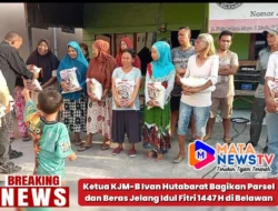 Ketua KJM-B Ivan Hutabarat Bagikan Parsel dan Beras Jelang Idul Fitri 1447 H di Belawan