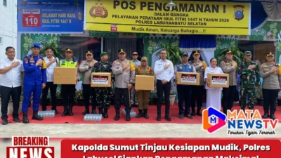Kapolda Sumut Tinjau Kesiapan Mudik, Polres Labusel Siapkan Pengamanan Maksimal