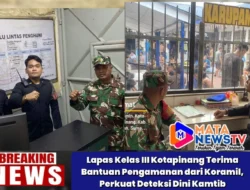 Lapas Kelas III Kotapinang Terima Bantuan Pengamanan dari Koramil, Perkuat Deteksi Dini Kamtib