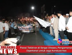 Pawai Takbiran di Sergai Dilepas, Pengamanan Diperketat untuk Jaga Kondusivitas