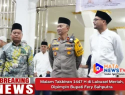 Malam Takbiran 1447 H di Labusel Meriah, Dipimpin Bupati Fery Sahputra