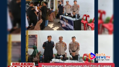 Pengamanan Kunjungan Idul Fitri di Lapas Kotapinang Berjalan Aman dan Kondusif