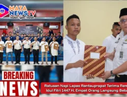 Ratusan Napi Lapas Rantauprapat Terima Remisi Idul Fitri 1447 H, Empat Orang Langsung Bebas