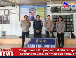 Pengamanan Kunjungan Idul Fitri di Lapas Kotapinang Berjalan Aman dan Kondusif