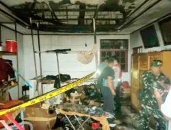 Kebakaran di Jalan Purba, Polres Pematangsiantar Respon Cepat Cek TKP
